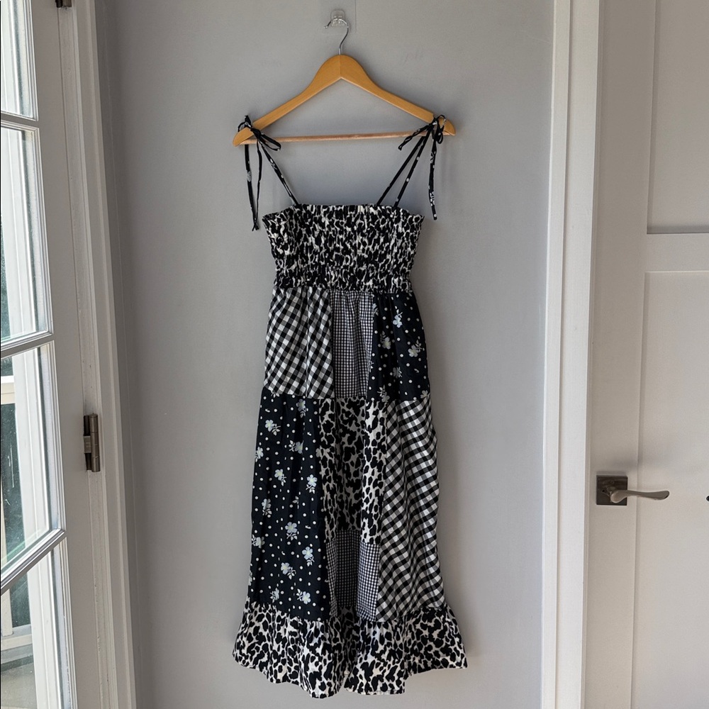 Sandy Liang X Target Gingham Patchwork Mixed Prin… - image 3